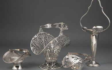 Group of American Sterling Silver Baskets
