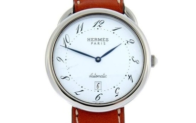 HERMÃˆS - an Arceau wrist watch. Stainless steel case. Case width 41mm. Reference AR4.810, serial