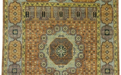 Hand-Knotted Tribal Geometric Design 8X10 Mamluk Oriental Rug Farmhouse Carpet