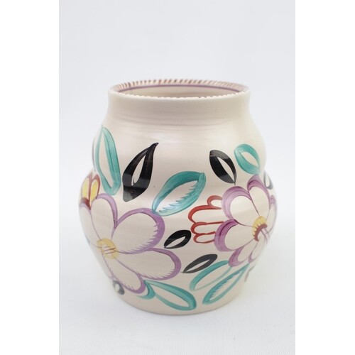 Hand Painted Susie Cooper 1930s Vase. Painted to base Susie ...