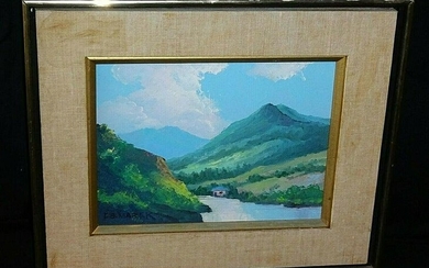 Hawaii Oil Painting Mountain Charles S Marek (BrB)