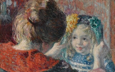 Henri Lebasque, Madame Lebasque et sa fille Marthe