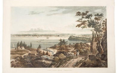 Hill, John — William Guy Wall (after) | The Wall view of Manhattan from Weehawken