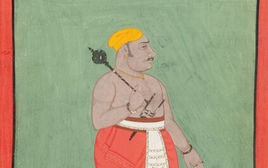 INDIA, 19TH CENTURY | FOUR PORTRAITS OF RAJPUT DIGNITARIES