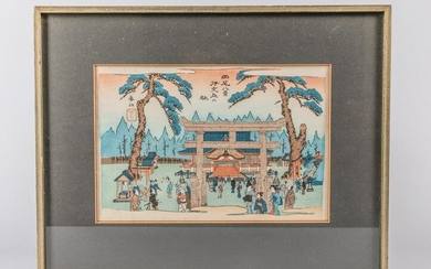 Japanese Woodblock Prints, Odagiri Shunko, 1810-1888.