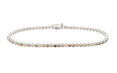 Jewellery Tennis bracelet TENNIS BRACELET, 18K white gold, brilliant c...