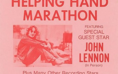 John Lennon 1975 WFIL Handbill