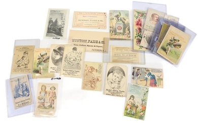 LOT OF VICTORIAN TRADE CARDS