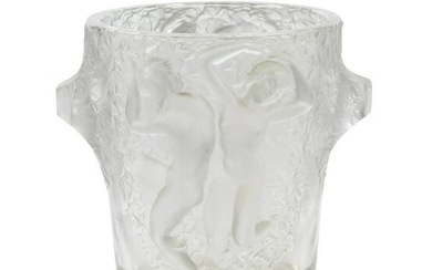 Lalique Frosted Glass Ganymede Ice Bucket