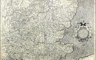 Late 16th / Early 17thc Map of South East England