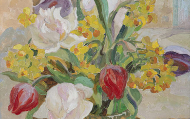 Letitia Marion Hamilton RHA (1878-1964), Still Life of Flowers in a Jug