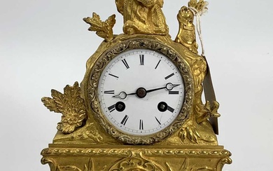 Lot details A 19th century French gilt bronze and brass...