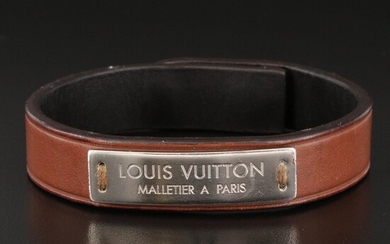 Louis Vuitton "Press It" Leather Bracelet