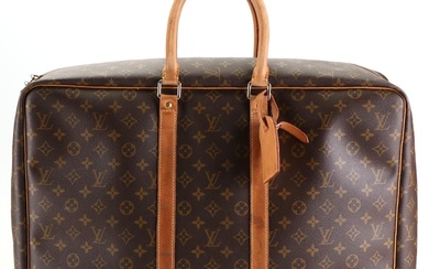 Louis Vuitton Sirius 55 Soft Side Suitcase in Monogram Canvas