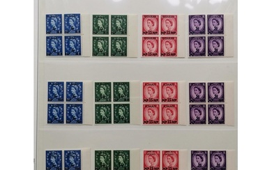 MIXED WORLD. TRUCIAL STATES. c.1957 unissued overprints on ...