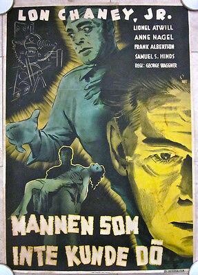 Man Made Monster - Lon Chaney (1941) Swedish Movie