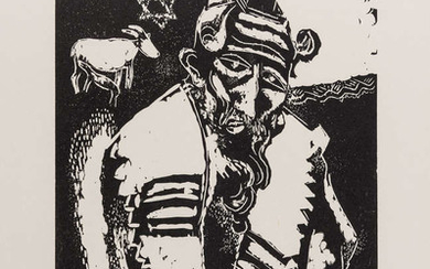 Marc Chagall (1887-1985) Le Juif Priant, Juif à la Thora, La Maison, L'Homme au Sac, Chèvre et Violin, L'Ecuyère et le Coq, (Kornfeld 31 III, 32 IV b, 33II b, 34 II b, 35 c and 84)