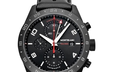 Montblanc Timewalker 116102 - TimeWalker Automatic Black Dial Stainless Steel Men's Watch
