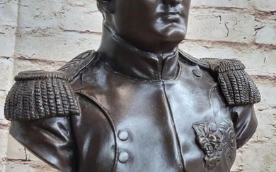 Napoleon's Legacy: Collector's Edition Original Bronze Bust Sculpture - 14.5" x 9"