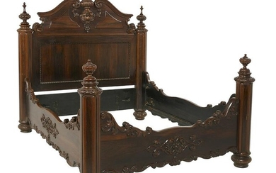 New Orleans Market Rosewood Bed