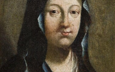 Northern Italian School, 17th century- The Virgin Mary; oil on canvas, 35 x 24.5 cm. Provenance: Private Collection, UK.