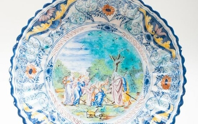 Nuremberg Polychromed Delft Charger with Classical