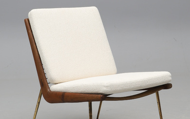 PETER HVIDT & ORLA MØLGAARD. A 'Boomerang' armchair, France & Son, Denmark 1950's.