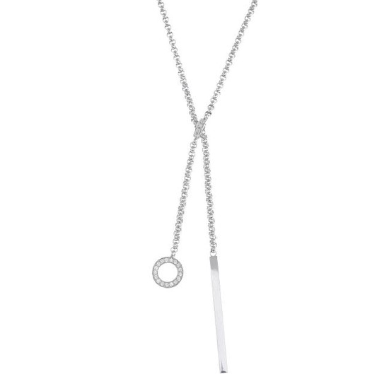 PIAGET - an 18ct gold diamond 'Possession' lariat. The