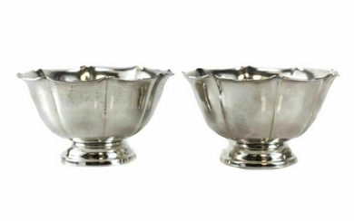 Pair of Irish Sterling Silver Candy or Nut Bowls