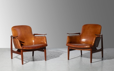 Paire de fauteuils mod. NV53 - 1953