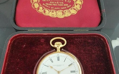 Patek Philippe Chronometro Gondolo 52mm 18k Gold Pocket