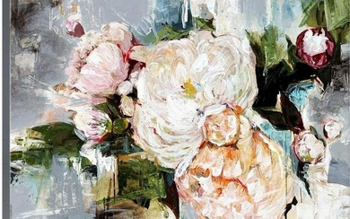 Peony Bloom Canvas Reproduction By Alexys Henry