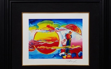 Peter Max (1937-, New York/Germany), "New Moon," 2014