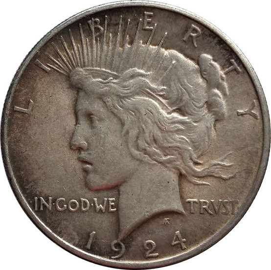 Piece Dollar 1924, United States, Silver