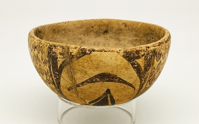 Pre-columbian Nariño Bi-chrome Pottery Bowl