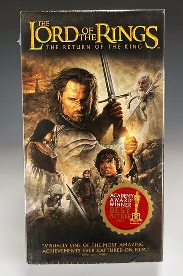 RARE SEALED LORD OF THE RINGS: RETURN OF THE KING VHS