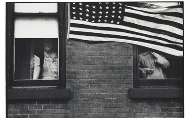 ROBERT FRANK (1924–2019), Parade, Hoboken, New Jersey, 1955