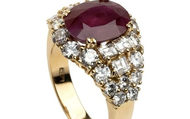 RUBY AND DIAMONDS RING
