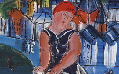 Raoul Dufy (1877-1953), Petite baigneuse à Sainte-Adresse