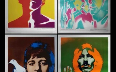 Richard AVEDON (1923-2004) Les Beatles, John Lennon, Ringo Starr, George Harrison et Paul McCartney, 1967....