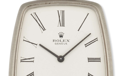 Rolex. An 18ct white gold keyless wind pocket watch, Circa...