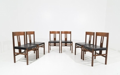 Rossi di Albizzate Dining Chairs, Set of 6, 1970s