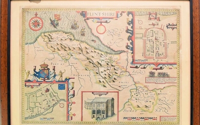 SPEED, John, Map of Flintshire