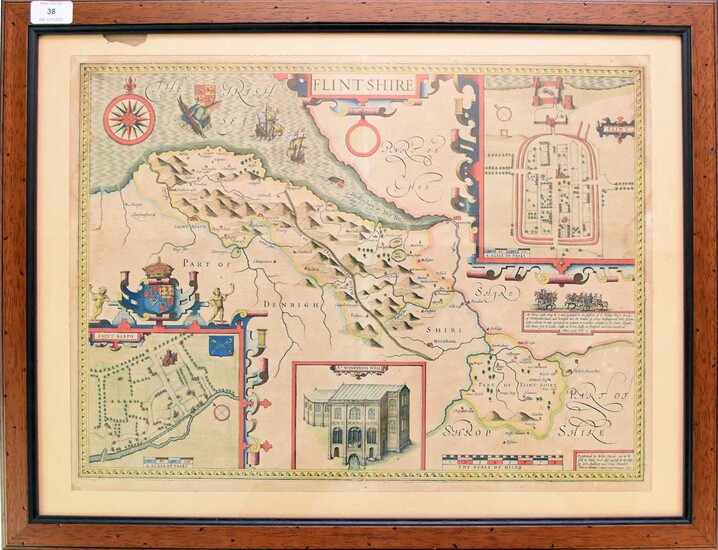 SPEED, John, Map of Flintshire