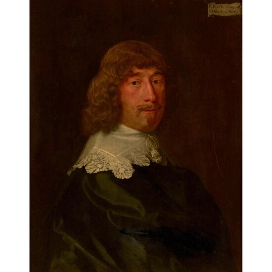 STUDIO OF ANTHONY VAN DYCK (FLEMISH 1599 - 1641) PORTRAIT OF SIR EDWARD STRADLING