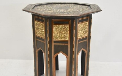 SYRIAN MOTHER OF PEARL INLAID TABLE