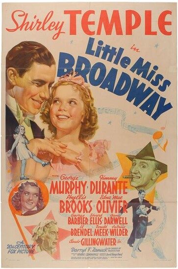 Shirley Temple: Little Miss Broadway One Sheet Poster