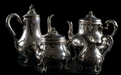 Silver service French manufacture, 20th century