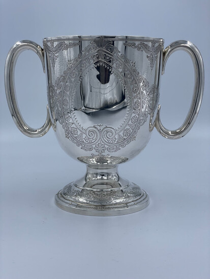 Silver washing cup - Trophy . Victorian , English...