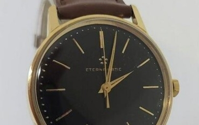 Solid Mens 18k ETERNA-MATIC Watch c.1970s Cal.1414U* EXLNT SERVICED